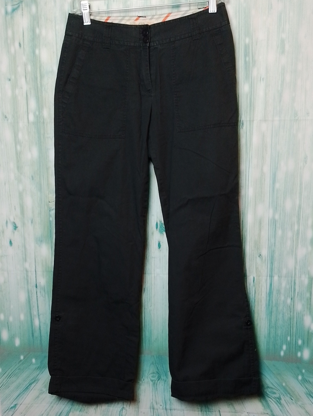 J. Crew Factory Weathered Broken In Chino Classic Twill City Fit Black Size 0